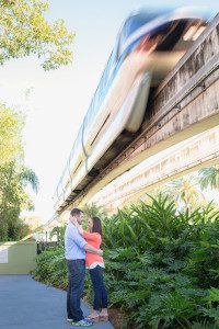 Engagement photography session at Disney's Polynesian Resort by top Orlando photographer