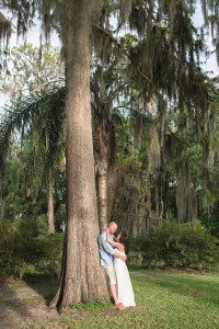 Lake park engagement session in Winter Park by top Orlando wedding photographer and videographer