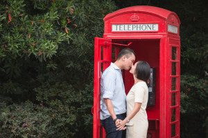 Disney Epcot park engagement session by top Orlando wedding photographer