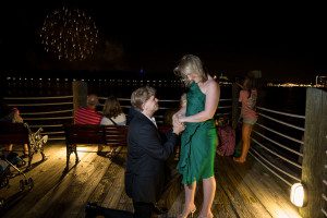 Surprise night time proposal at Disney's Grand Floridan by top Orlando photographer