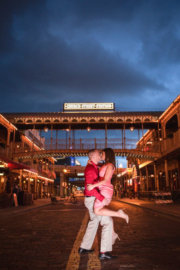 Downtown Orlando Engagement session photography by best Orlando wedding photographer