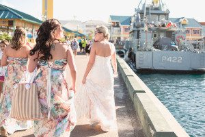 Bahamas destination cruise wedding by top Orlando wedding photographer to the Caribbean