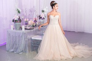 Heaven Event Center wedding photography for purple sparkle Winter theme by top Orlando photographer
