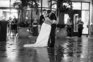 Top Orlando wedding photographer captures rainy day wedding at Tavares Pavilion on the Lake