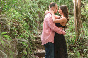 Orlando engagement session at Dickson Azalea Park in downtown Orlando by top wedding photographer & videographer