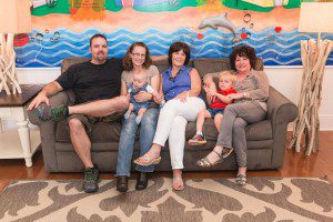 Fun family photography session at the Ronald McDonald House by top Orlando wedding photographer