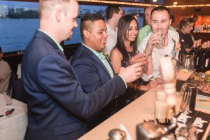 Orlando wedding photographer captures gay wedding in yacht dinner cruise boat