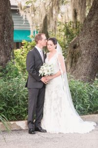 Orlando wedding photographer captures blush pink and gold sequin wedding at historic dubsdread golf course in downtown Orlando