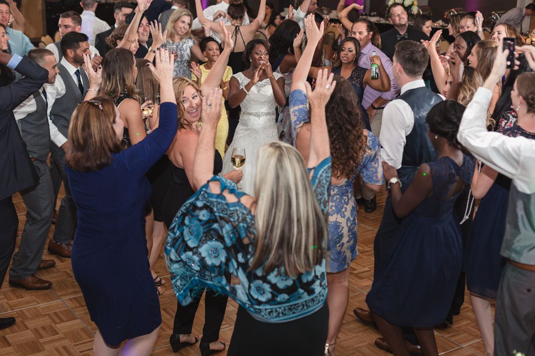 Navy blue & yellow themed wedding at Trilogy Magnolia House captured by Orlando Wedding Photographer