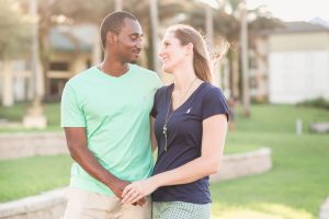 Engagement session photography by top Orlando wedding photographer in Baldwin Park