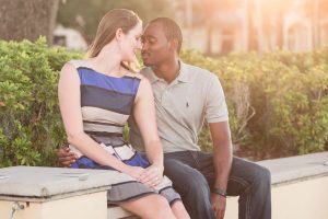 Engagement session photography by top Orlando wedding photographer in Baldwin Park