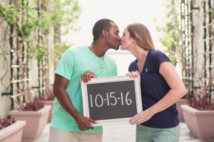 Engagement photography session at Baldwin Park by top Orlando wedding photographer