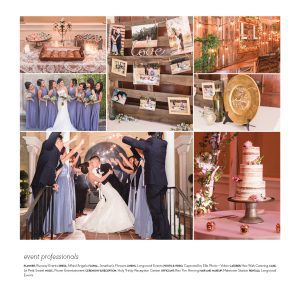 Orlando wedding and engagement photographer featured in Central Florida Celebrations & Events magazine for wedding at the Holy Trinity Reception center photography