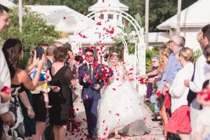Orlando wedding photographer captures Beauty and the Beast themed Disney wedding at the pavilion and grand floridian