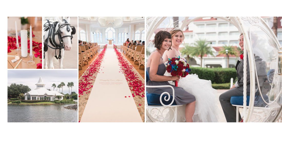 Custom wedding album design from top Orlando wedding photographer and videographer
