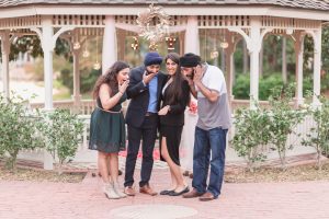 Romantic sunset proposal in Orlando captured by top engagement and wedding photographer
