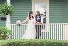Romantic couples portraits by top Orlando wedding photographer at the Veranda at Thornton Park