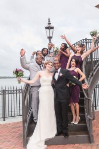 Fun quirky romantic wedding day at the Tavares Pavilion north of Orlando captured by top wedding photographer Captured by Elle