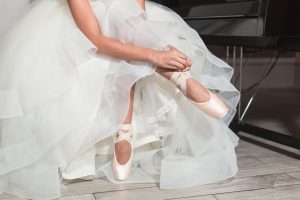 Orlando wedding photographer captures stunning ballerina black swan themed wedding at the Castle Hotel in Orlando