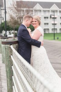 Wedding portraits at the Disney yacht and beach club by top Orlando wedding photographer