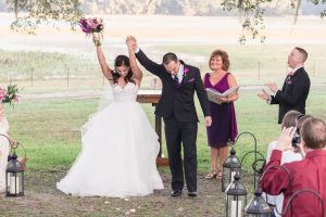 Orlando wedding photographer and videographer captures rustic wedding at the Lakeside ranch in Inverness