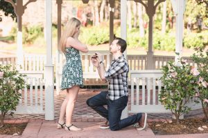 Daniel proposes to his girlfriend Emily at Disney's Port Orleans Riverside resort and hires a photographer to capture the moment