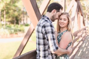 Romantic engagement photography session photo captured by top Orlando wedding photographer at Disney resort