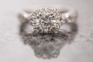 This engagement ring is a piece of art