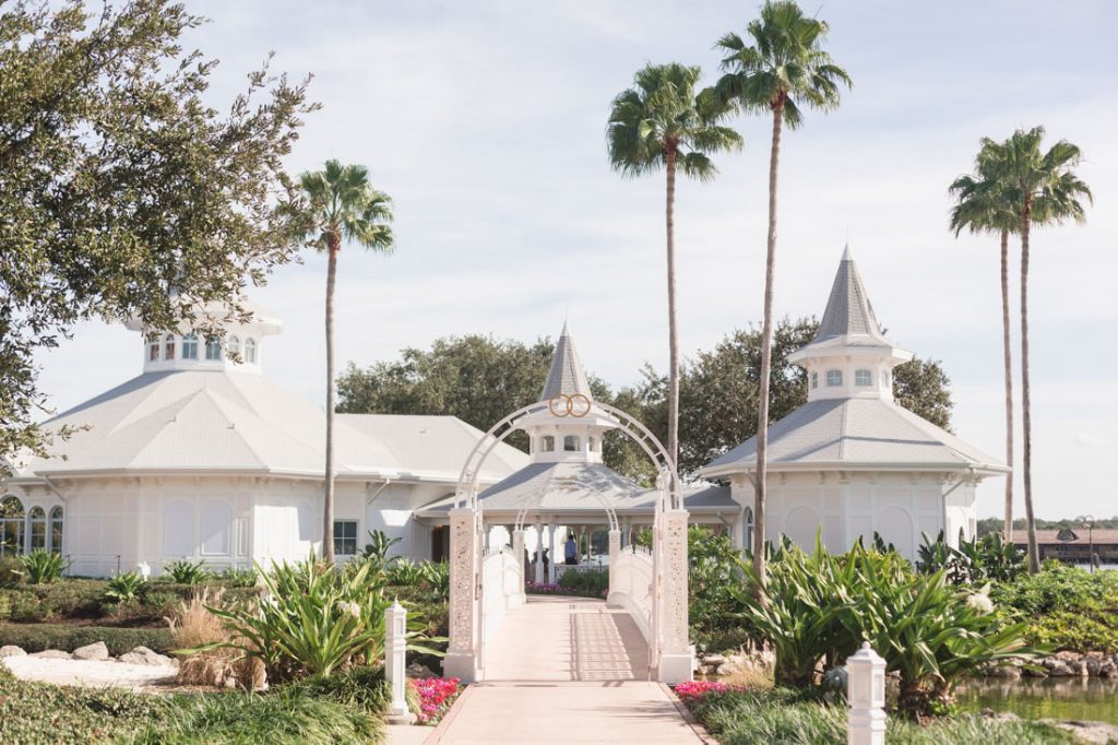 Disney wedding pavilion venue captured by top Orlando photographer