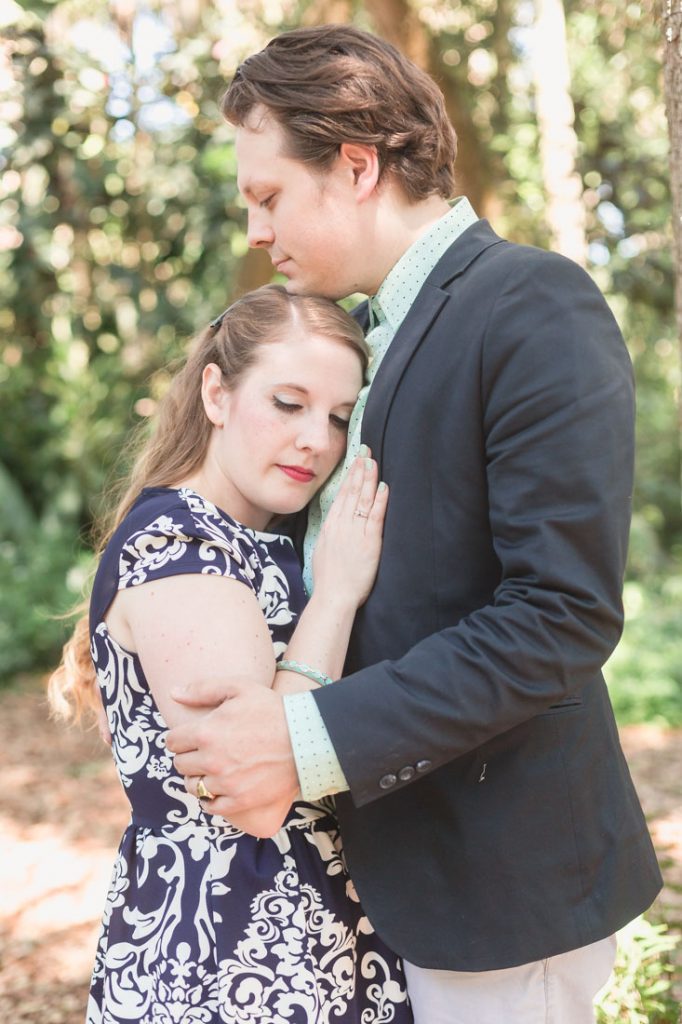 Garden engagement session at Bok Tower by top Orlando proposal and wedding photographer