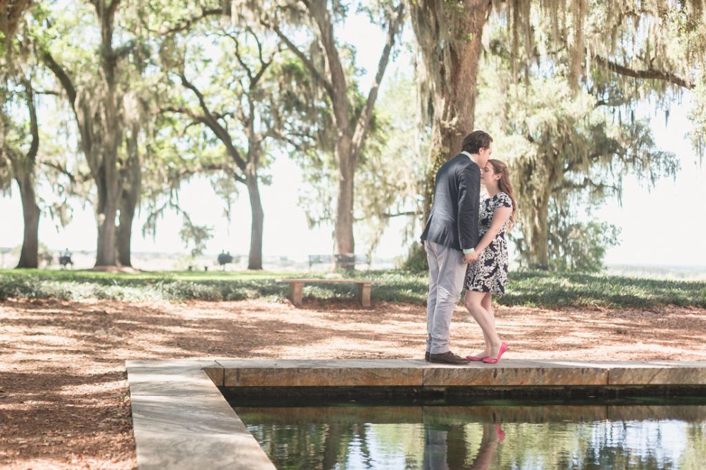 Romantic proposal and engagement session at Bok Tower by top Orlando wedding photographer
