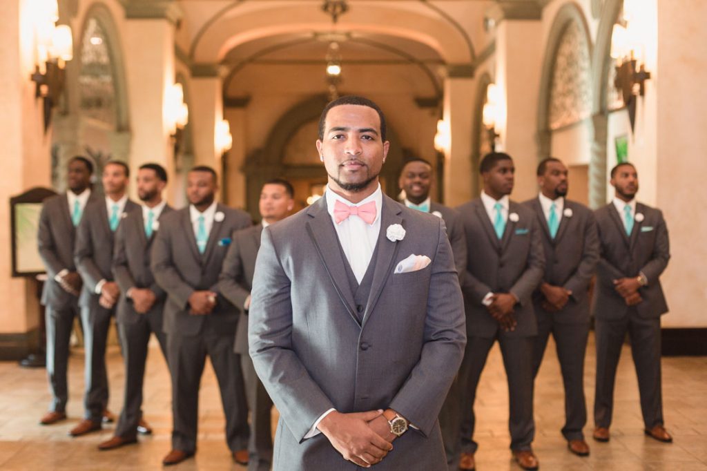 Groomsmen at the Gaylord Palms wedding by Orlando photographer