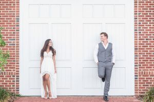 Engagement photography shoot in vintage historic winter garden in by top Orlando wedding photographer