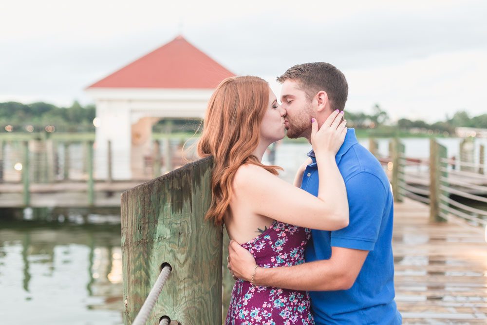 Engagement photo shoot at Disney's Grand Floridian Resort captured by top Orlando wedding and engagement photographer