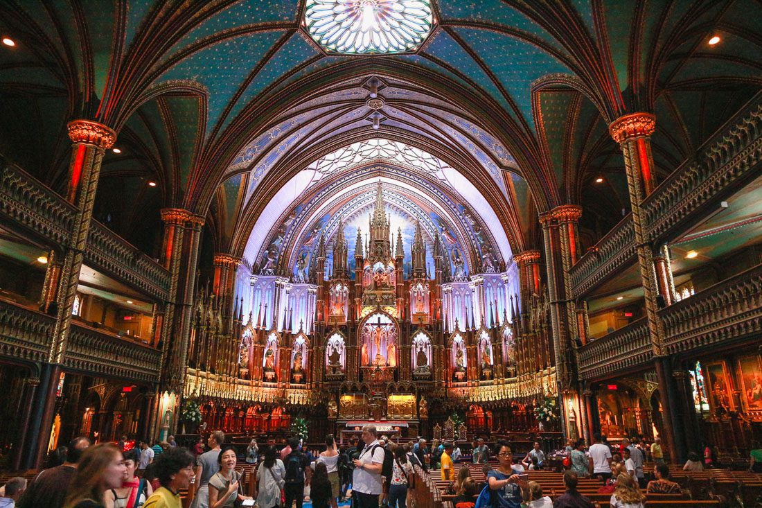 The Notre Dame Basilica in Canada captured during my Summer vacation
