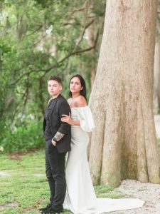 Orlando wedding photographer captures beautiful LGBT garden elopement