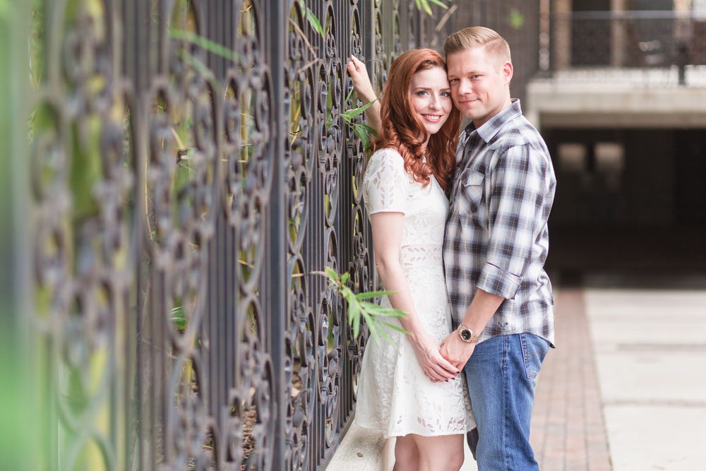 Romantic engagement photography session in Winter Park north of Orlando by top photographer