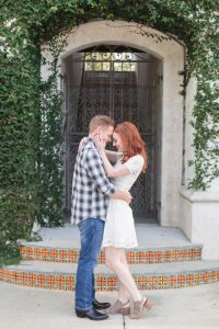 Romantic engagement photography session in Winter Park north of Orlando by top photographer
