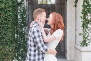 Winter Park, Florida engagement photography shoot captured by top Orlando wedding photographer in Hannibal Square