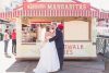 Fun and playful wedding photography in Orlando at the Boardwalk Inn during an intimate Disney wedding