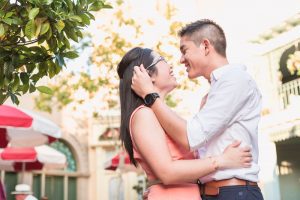 Bright and airy engagement session at Disney World captured by top Orlando photographer