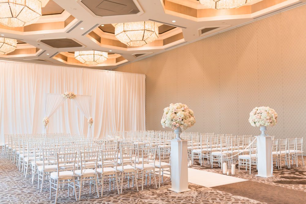 Photo of the ceremony space at the Four Seasons at Disney captured by wedding photographers in Orlando