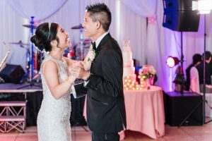 Top Orlando wedding photographers capture first dance at Hy Palace in Oklahoma