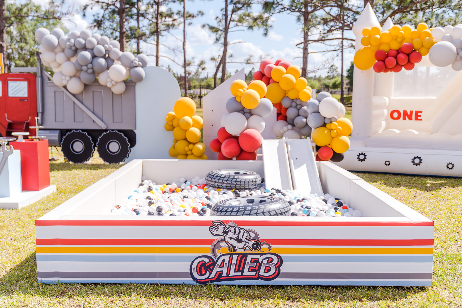 Customized ball bit for birthday party event in Orlando captured by top photographer