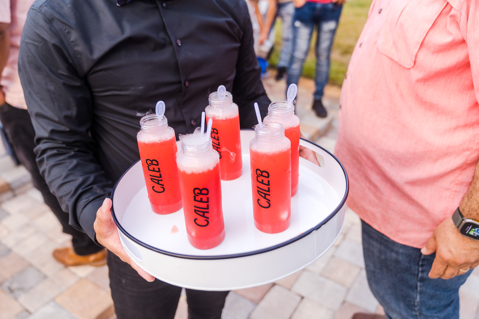 Customized drinks for Orlando birthday party captured by top event photographer