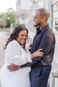 Engagement session in Orlando Florida at a top location near Disney with waterfront views by top Orlando photographer