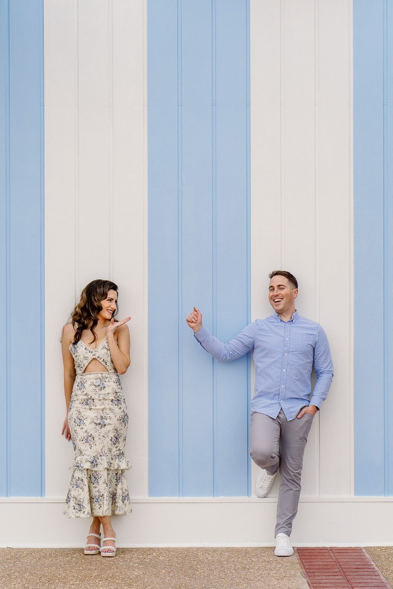 Disney engagement photography at the Boardwalk Inn captured by top Orlando photographer