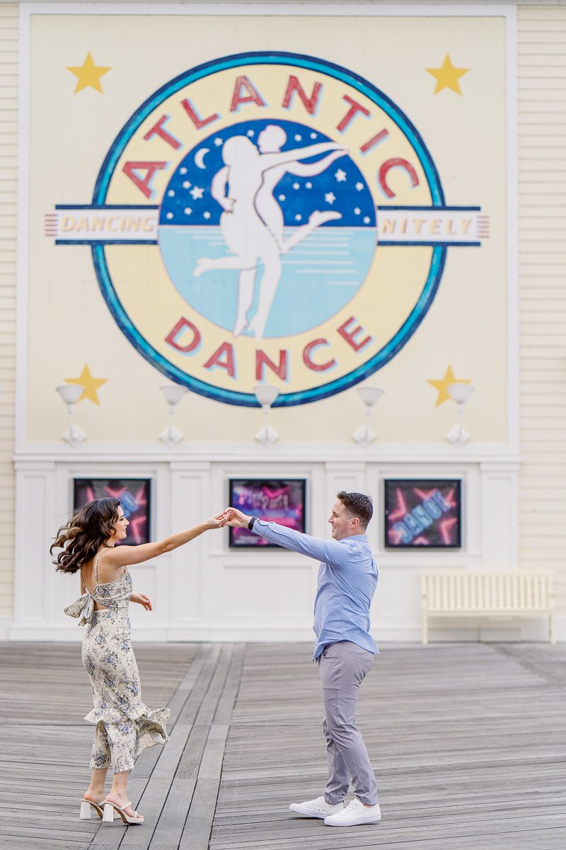 Top Orlando Engagement photographer captures magical engagement session at the Boardwalk Inn at Walt Disney World
