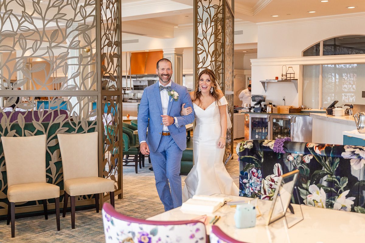 Wedding reception at Citricos in Grand Floridian captured by top Orlando wedding photographer