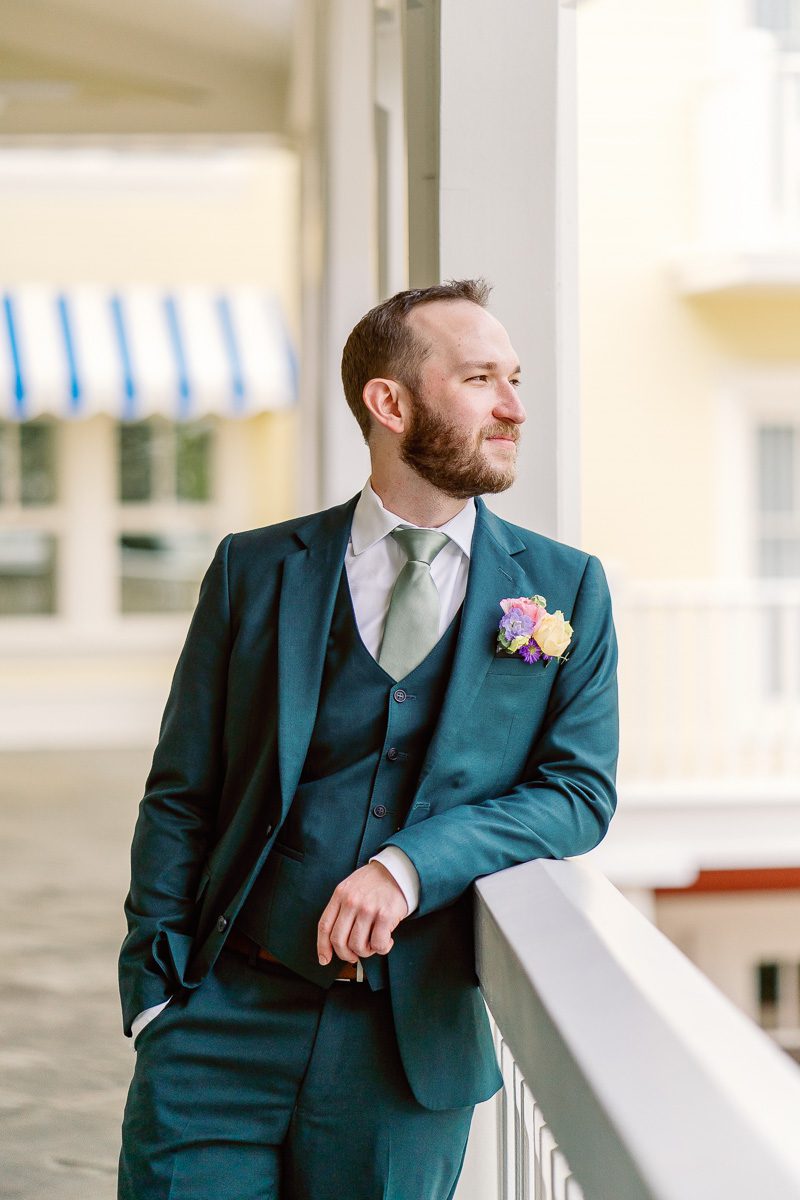 Portrait of groom at Disney World Wedding in Orlando by top photographer